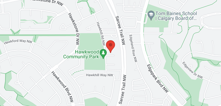 map of 248 HAWKHILL Place NW